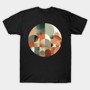 Bauhaus Flat Patterned Abstract Design T-Shirt